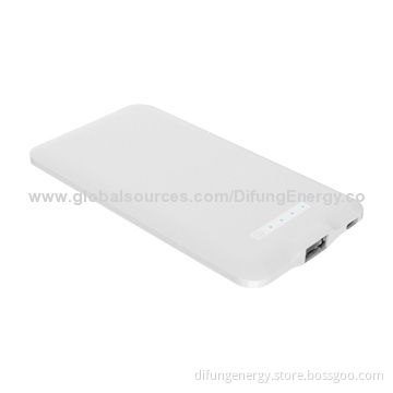 Portable Charger for iPhone, 4,000mAh, Ultra-slim, 7.85mm Thickness